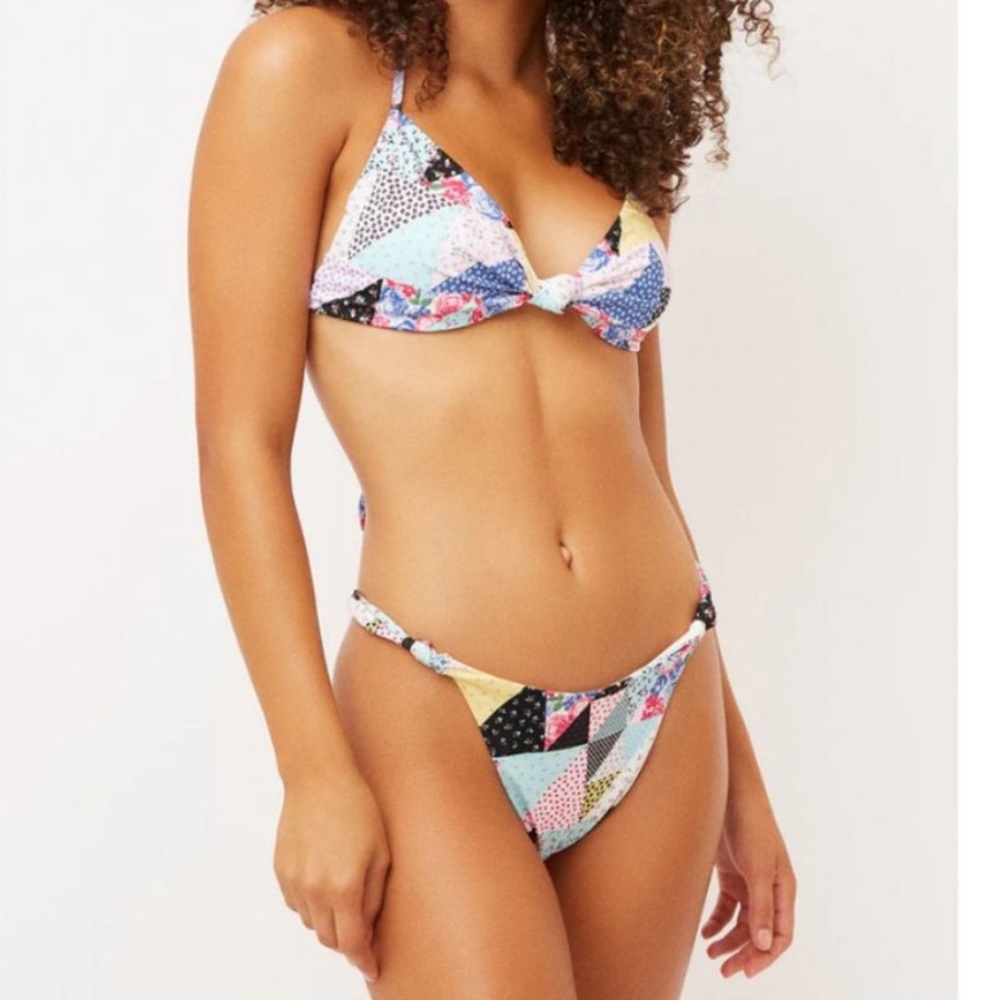 Frankie’s Bikinis Gabe High Cut Bikini Bottom